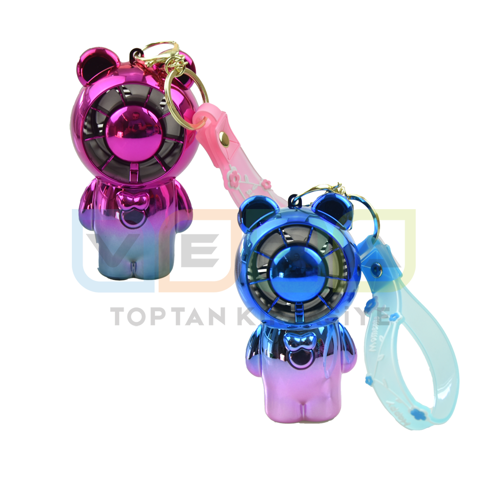 USB Şarjlı Mini Fan Vantilatör ve Anahtarlık