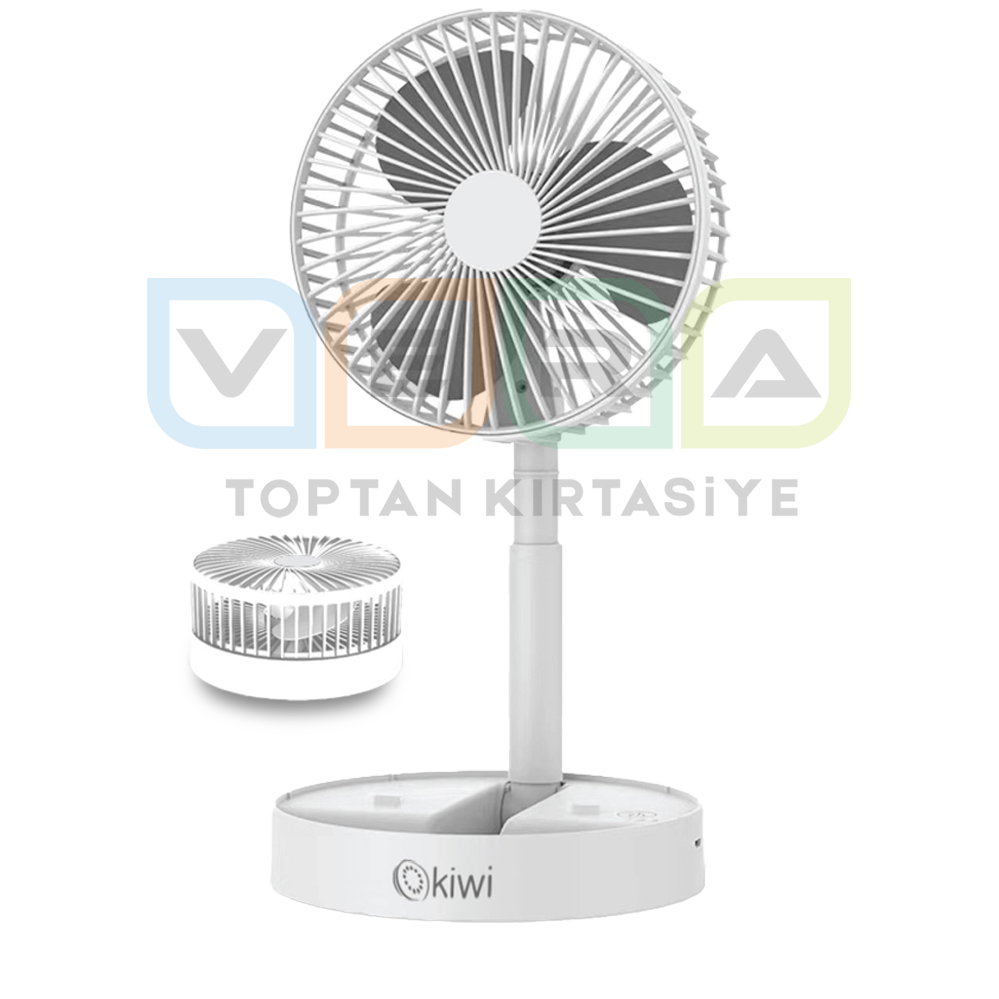 KFAN 7608 USB Şarjlı 16 cm Kablosuz Masaüstü Vantilatör