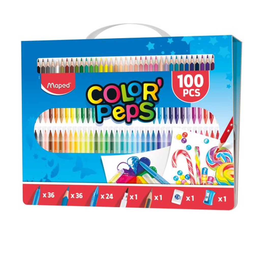 MAPED COLOR'PEPS Boyama Seti 100'lü