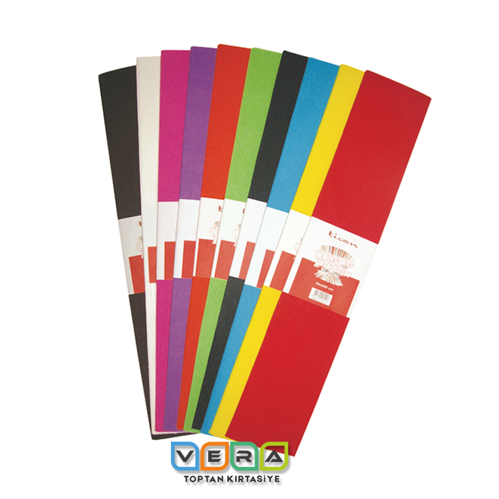 U4 Krapon Kağıdı 10 Adet 10 Renk Karışık Paket