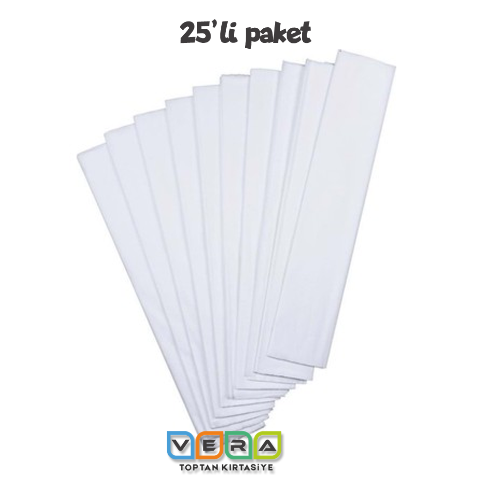 BEYAZ KRAPON KAĞIDI 25'li PAKET