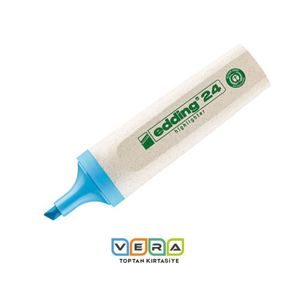 Edding Ecoline Mavi Fosforlu Kalem