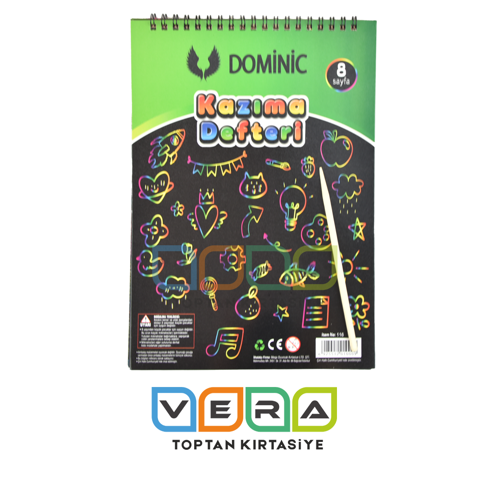 A4 Spiralli Kazıma Defteri