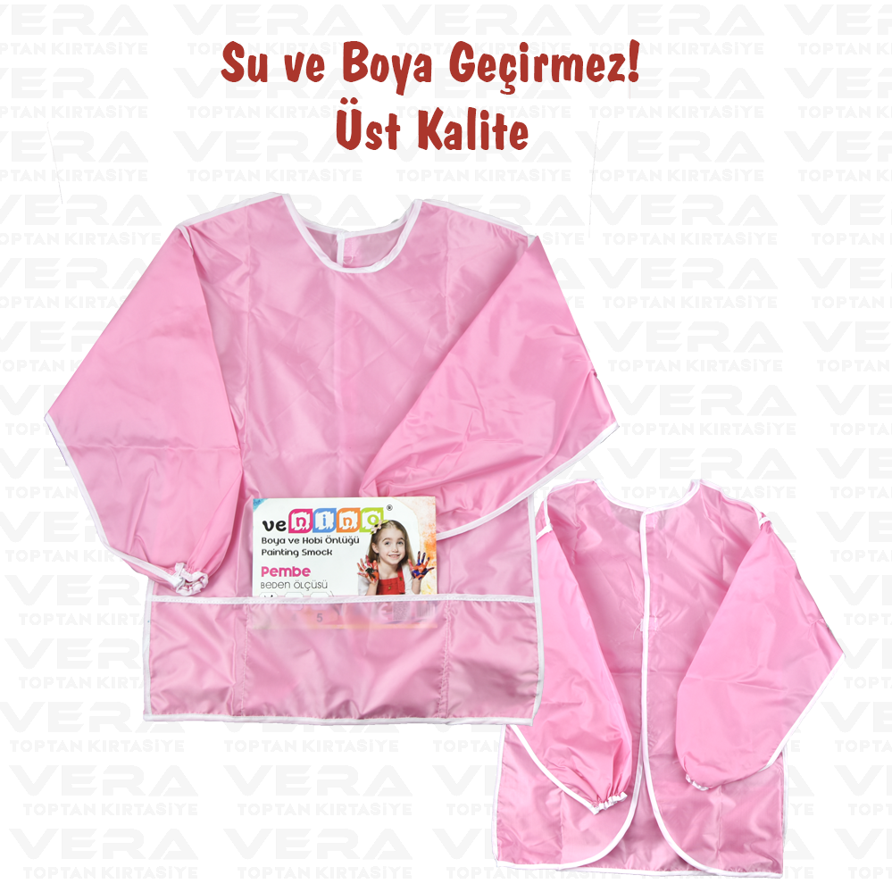 Venino 5 Numara Pembe 10-12 yaş Boya Önlüğü