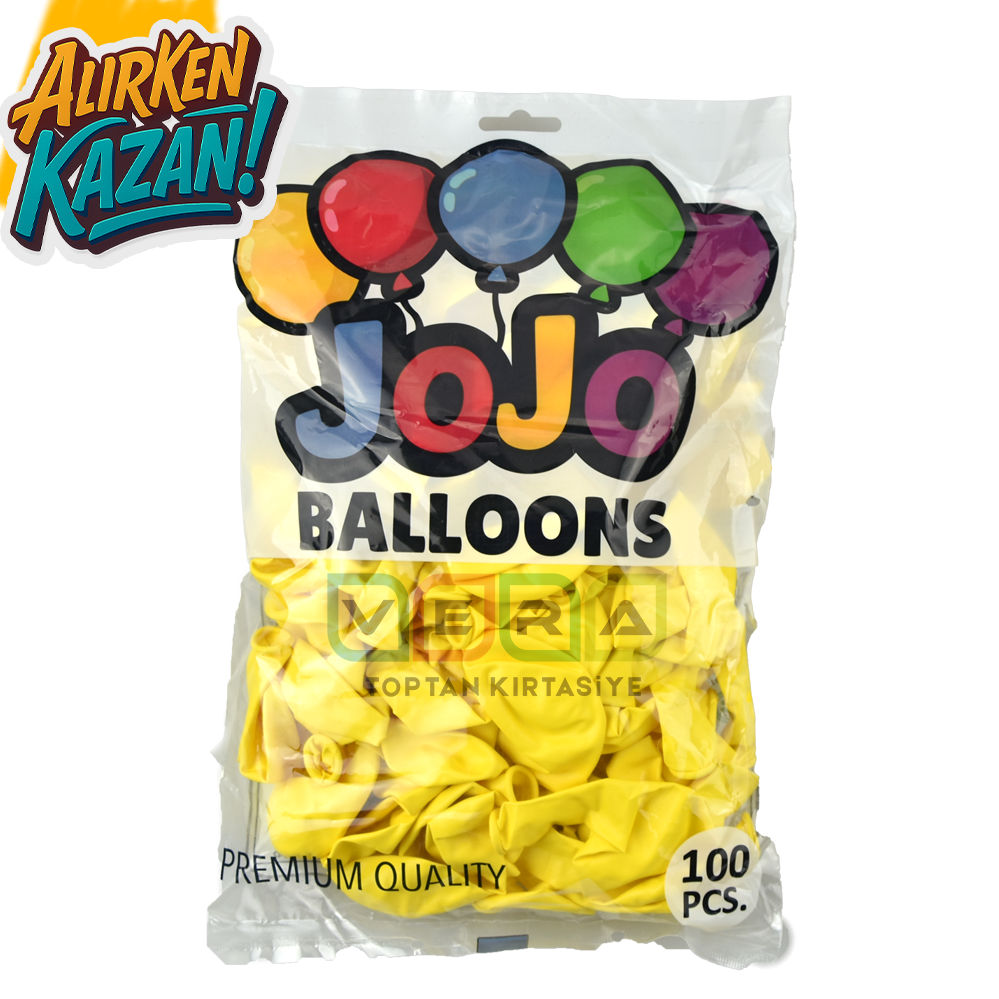 12 inç Sarı Balon 100'lü Paket