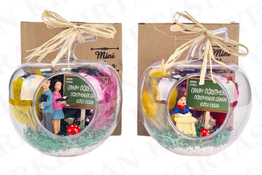 KAMP.ÖĞRETMENLER GÜNÜ MİNİ ELMA TERARYUM | *12