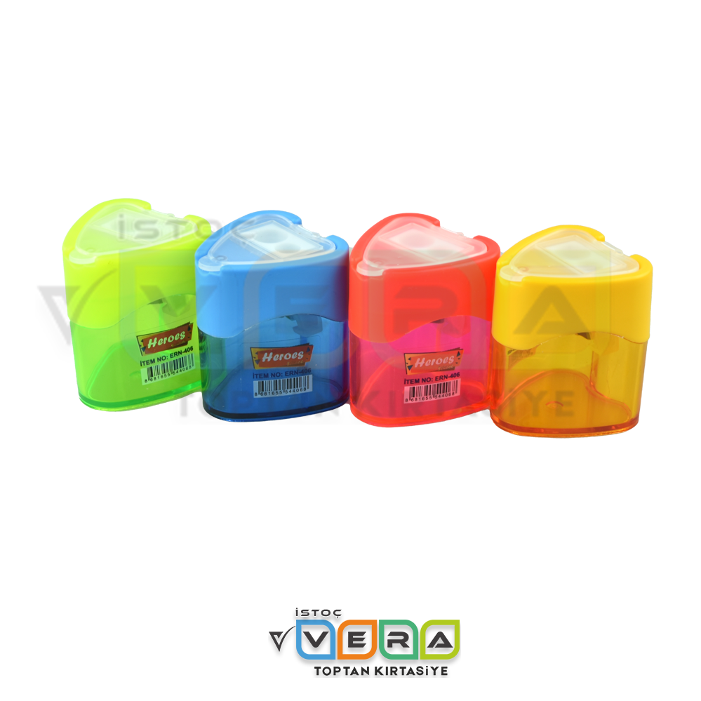 ERN-406 Çift Bıçaklı Hazneli Kalemtraş