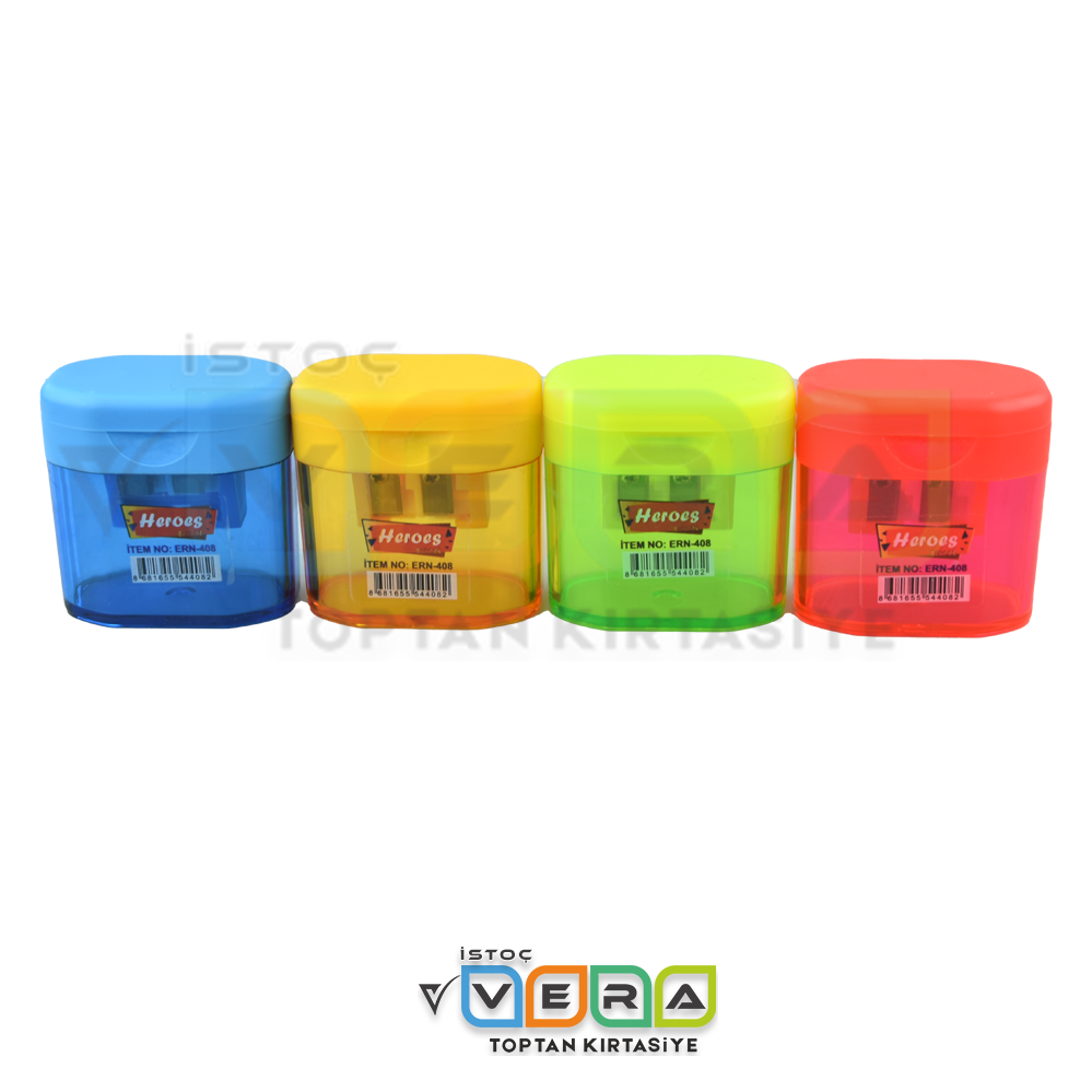 ERN-408 Çift Bıçaklı Hazneli Kalemtraş