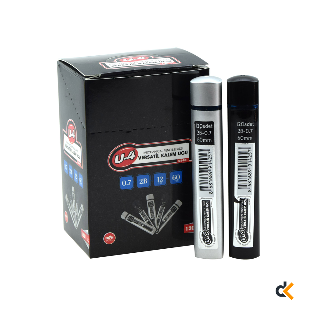 U4 120 li 0.7 Uç Silver - Black