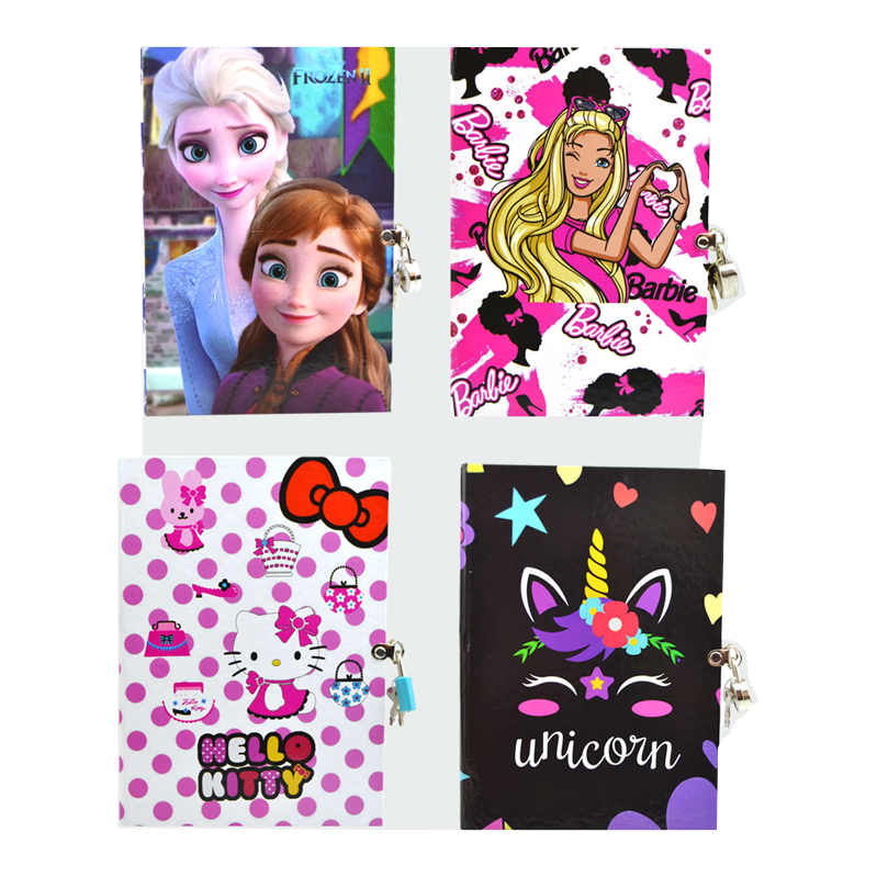 Karakterli Kilitli 60 yp Kız Model Hatıra Defteri