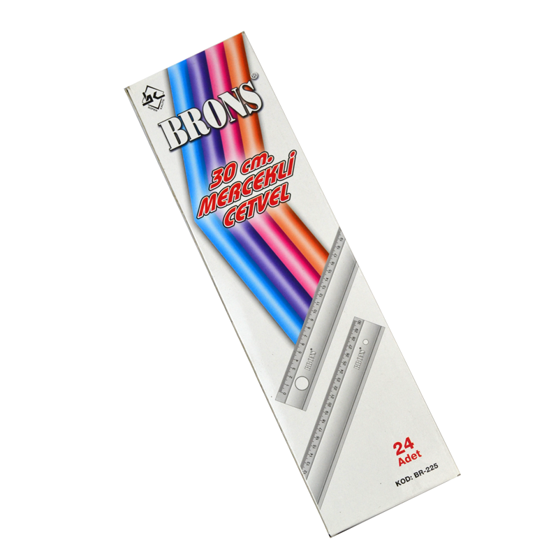 30 CM MERCEKLİ CETVEL 24 lü paket