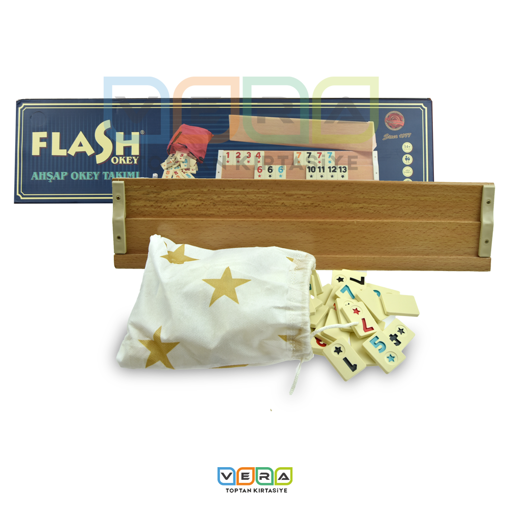 Flash Ahşap Okey Lüks