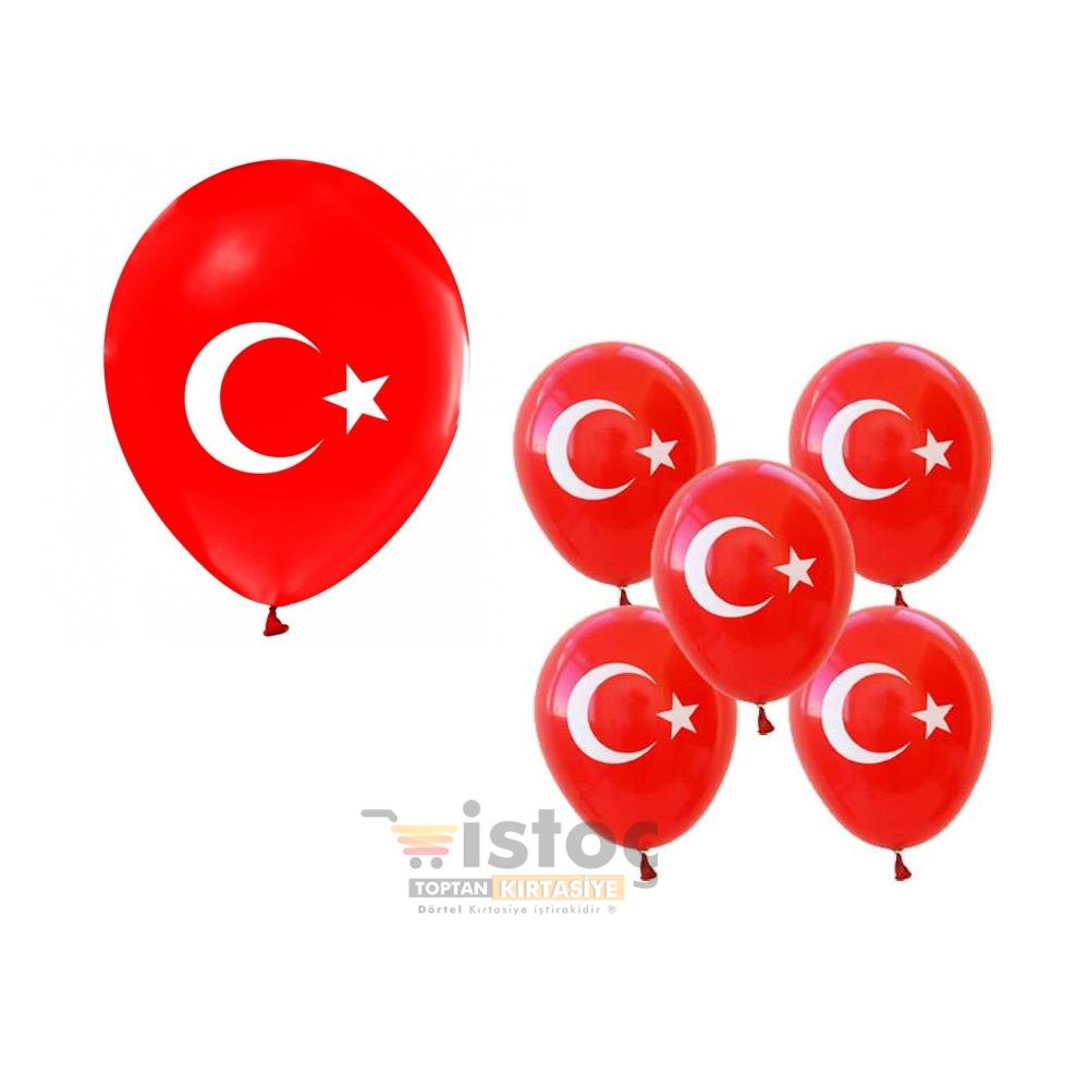 Ayyıldız lı Balon 100 lü