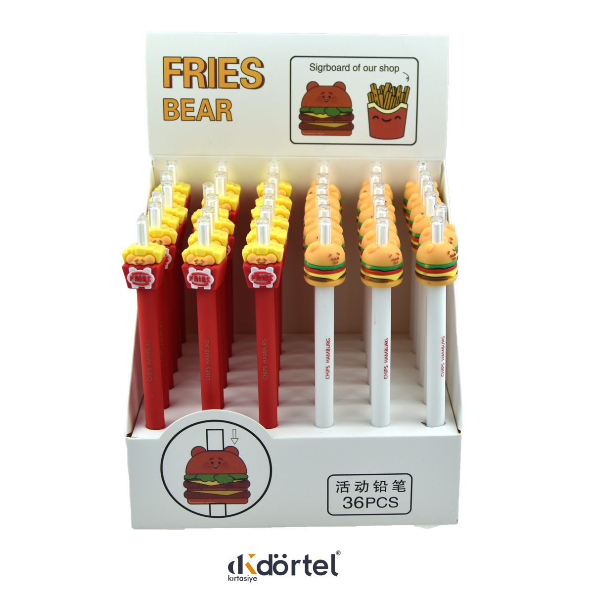 Fasfood Başlıklı 0.7 Versatil Kalem