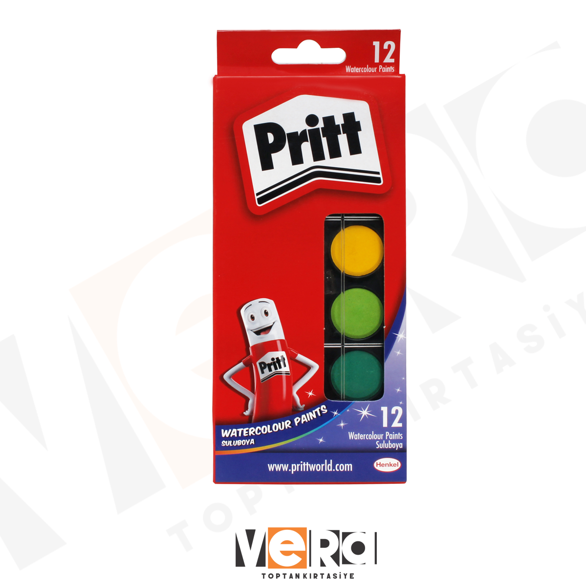 Pritt 12 Renk Sulu Boya