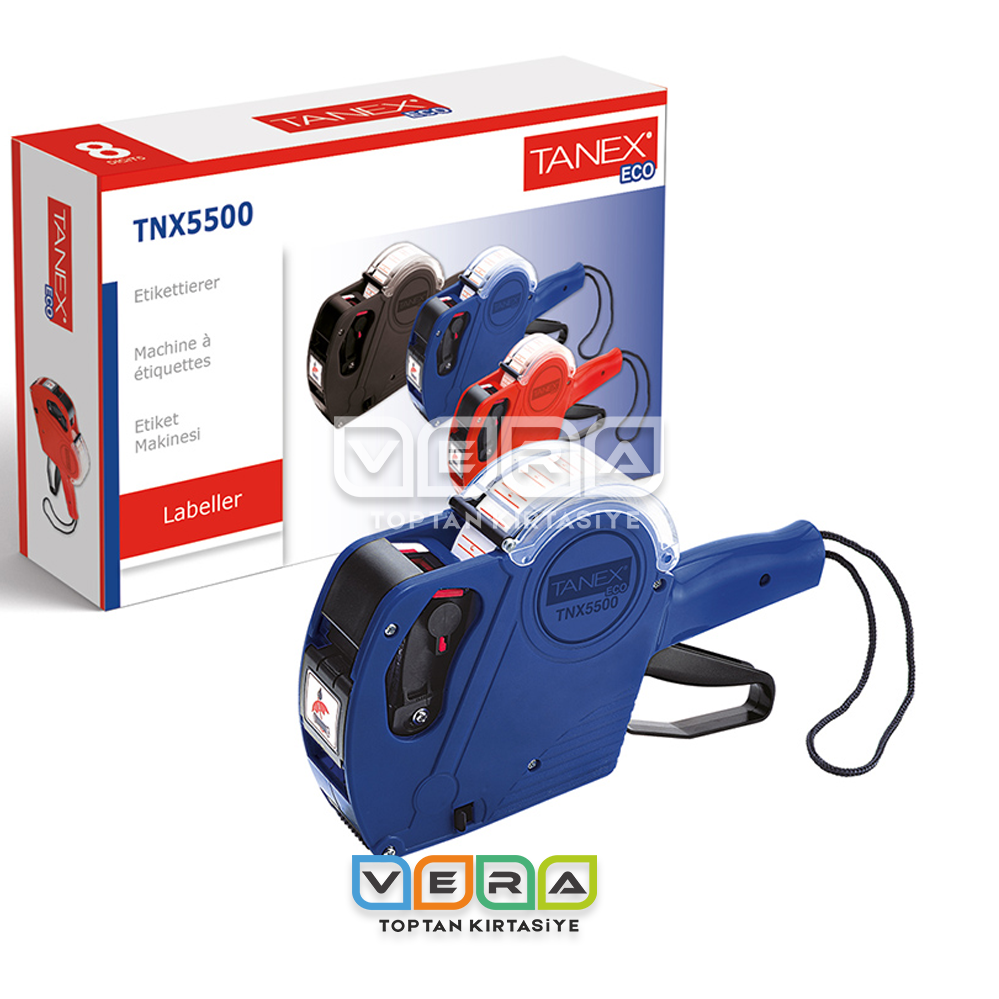 Tanex 5500 Mavi Fiyat Etiket Makinası