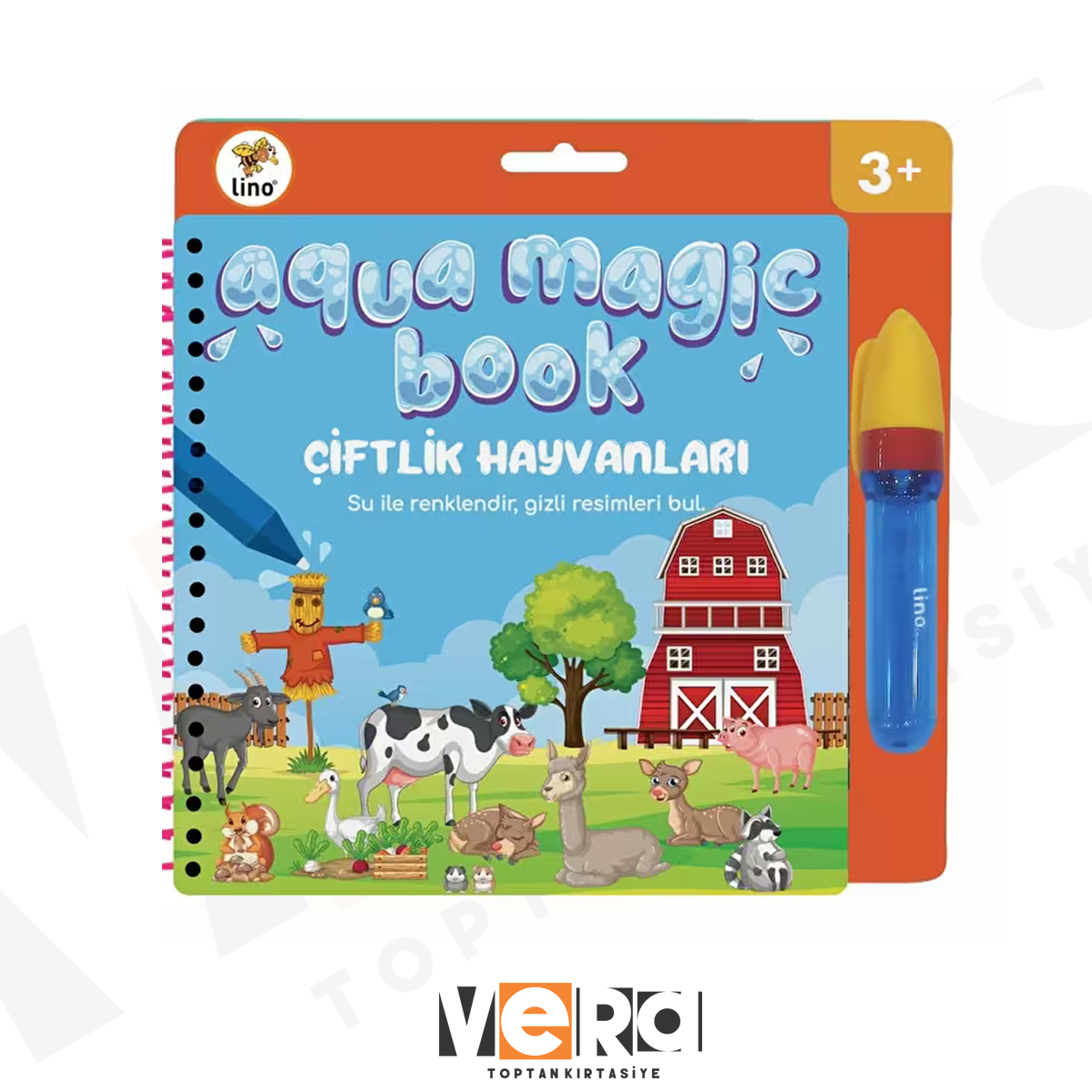Lino Çiftlik Magic Book Sihirli Sulu Boyama Kitabı