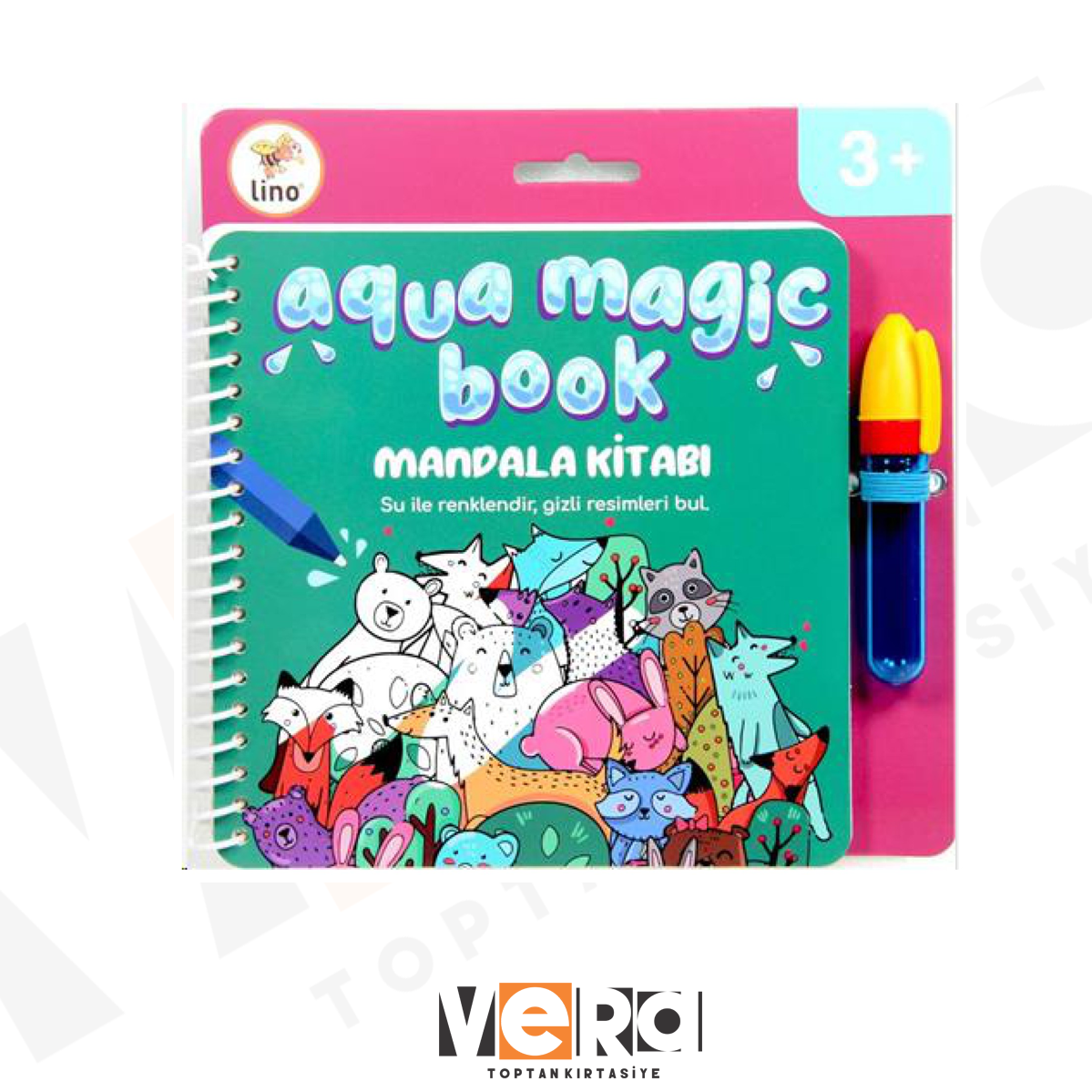 Lino Mandala Magic Book Sihirli Sulu Boyama Kitabı