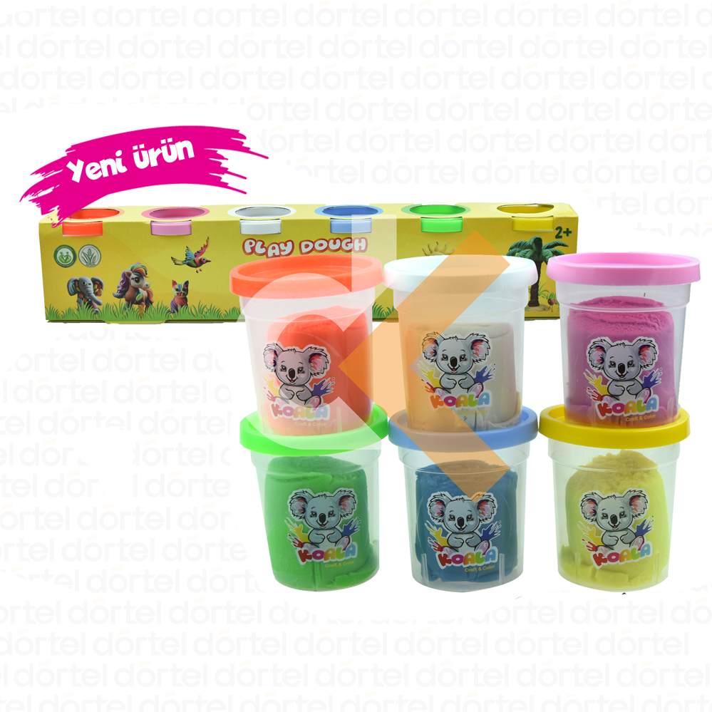 KOALA 6 RENK OYUN HAMURU 660gr