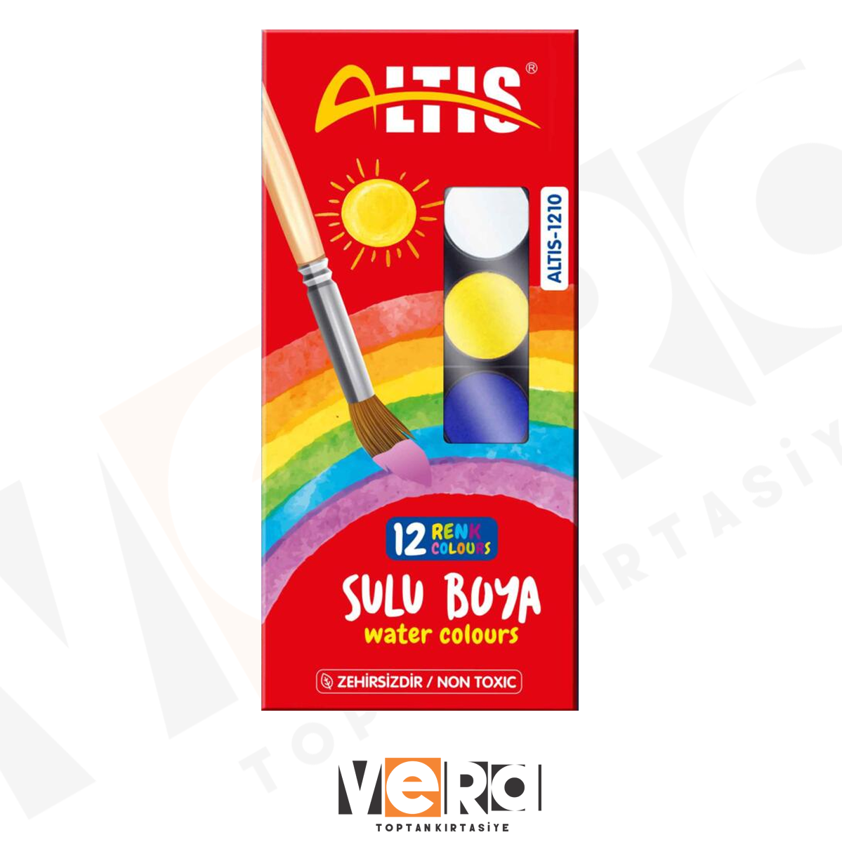 Rubenis 12 Renk 1210 Büyük Boy Sulu Boya