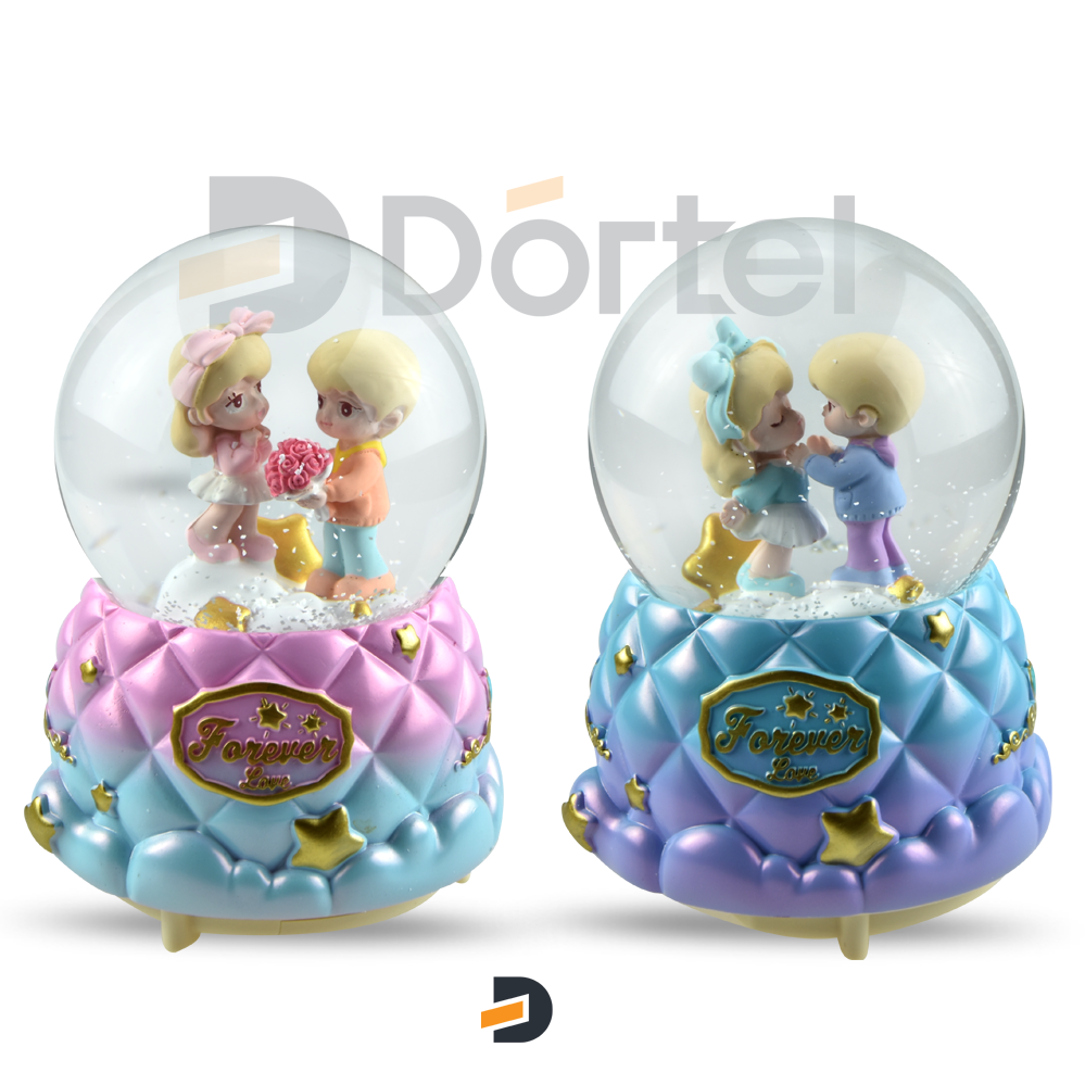 THN-76434 Mega Boy Işıklı Müzikli ve Kendinden Püskürtmeli Kar Küresi