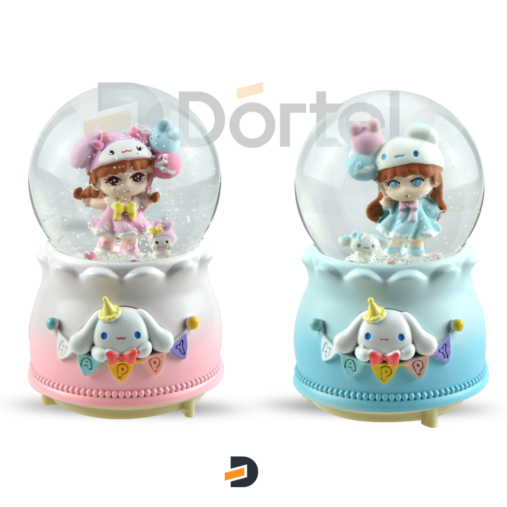 THN-76437 Mega Boy Işıklı Müzikli ve Kendinden Püskürtmeli Kar Küresi