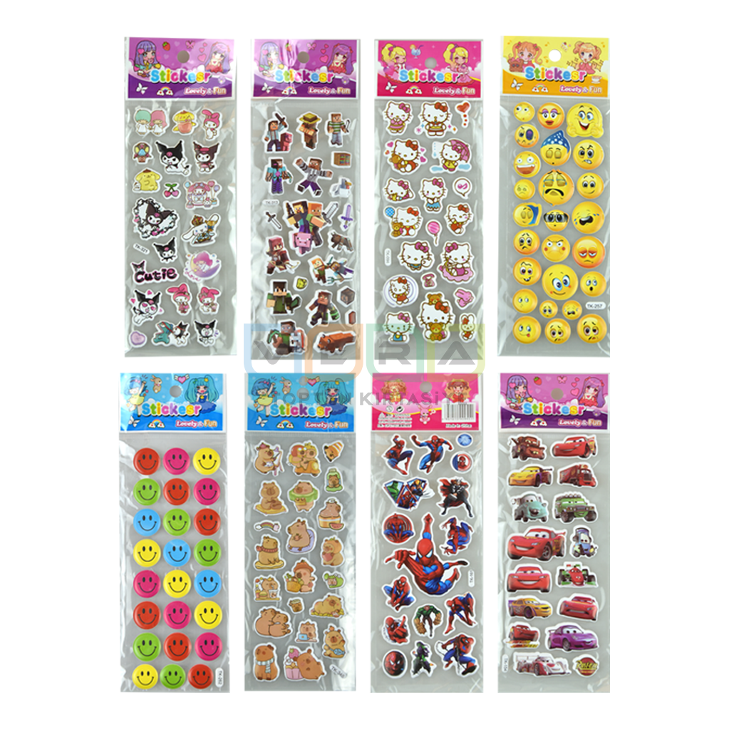 Mini Kabartmalı Kabartma Sticker