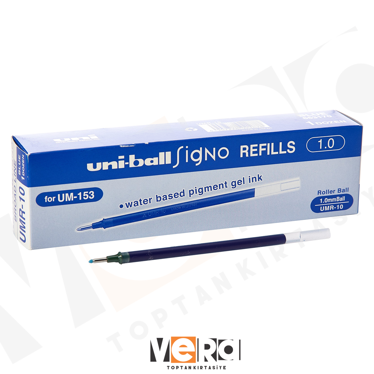 Uniball um-153 Signo 1.0mm Mavi İmza Kalemi Yedeği