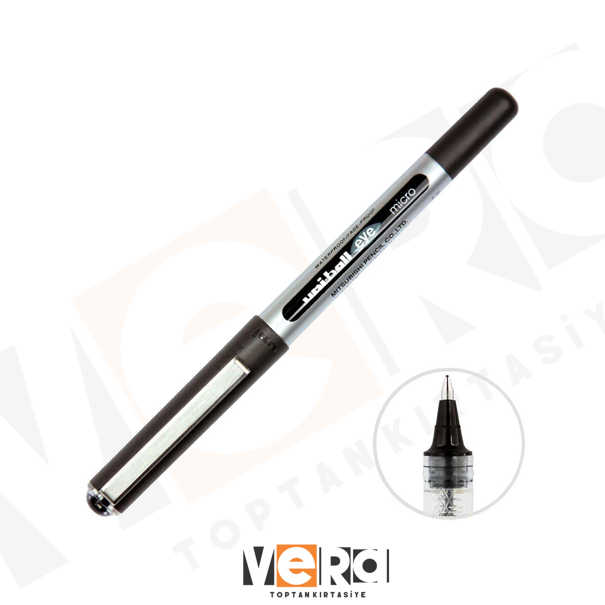 Uniball UB-150 Siyah Roller Pilot Kalem