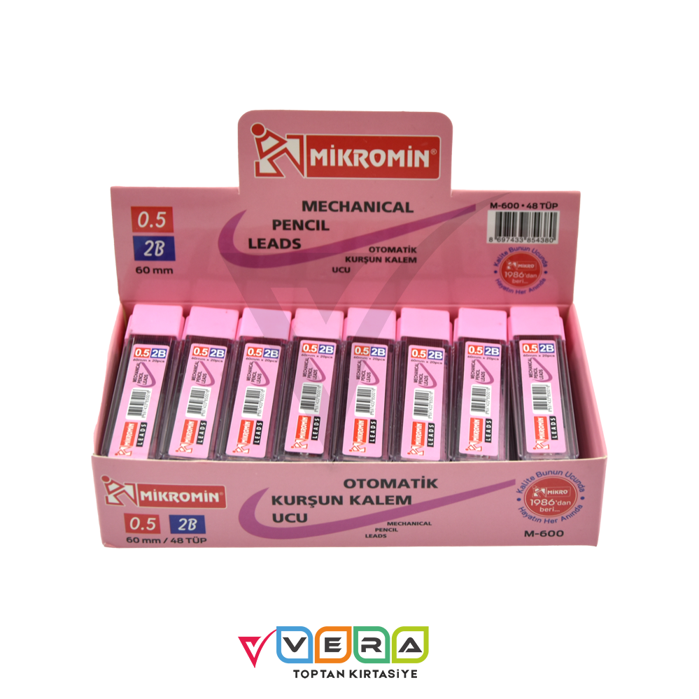 MİKRO M-600 60 MM 2B 0.5 MM MİN 48 li paket