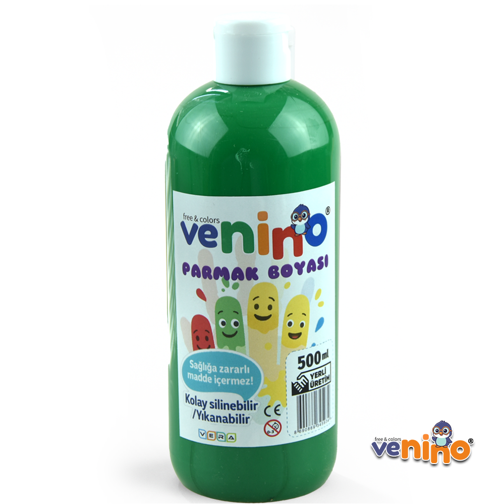 Venino 500 Gr Yeşil Parmak Boya - Premium Kalite !