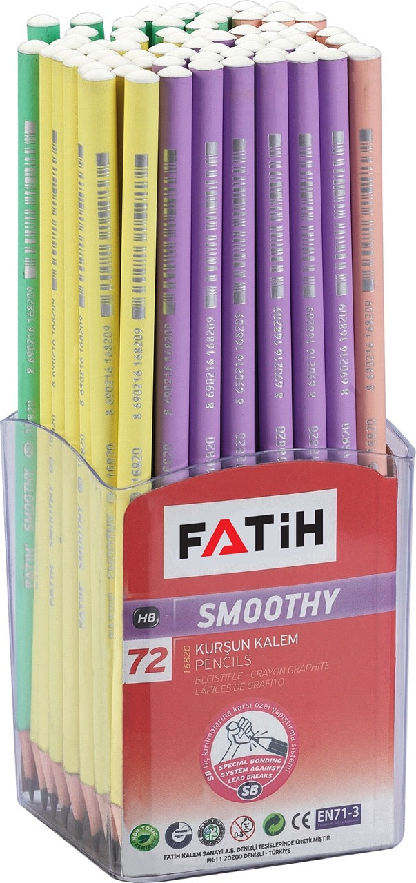 FATİH 16820 SMOOTHY KURŞUN KALEM 72'Lİ *24