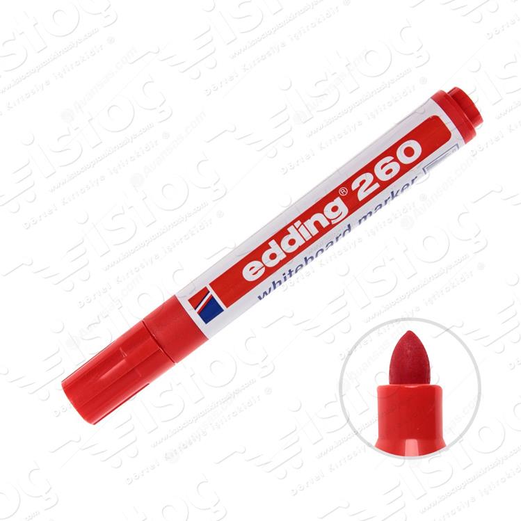Edding 260 Tahta Kalemi Kırmızı 10 LU KUTU