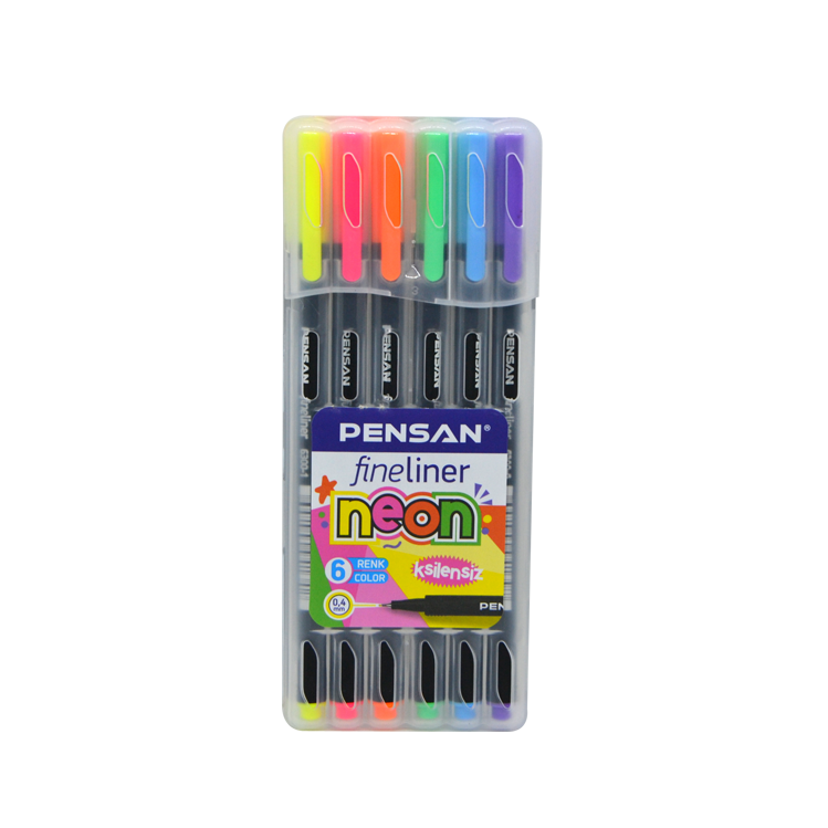 Pensan 6 lı fineliner kalem