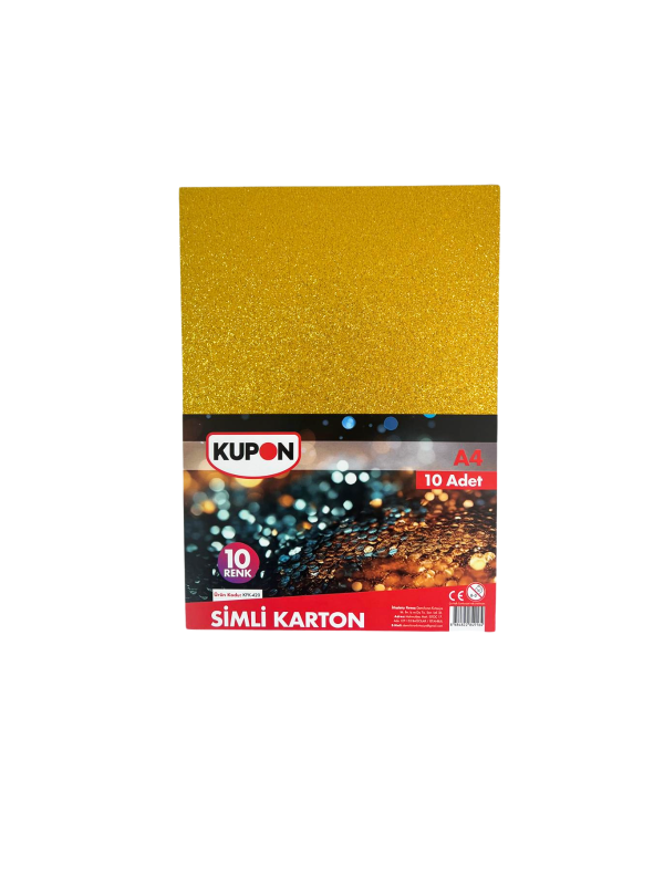 KUPON KFK-420 SİMLİ KARTON A4 10 RENK *100