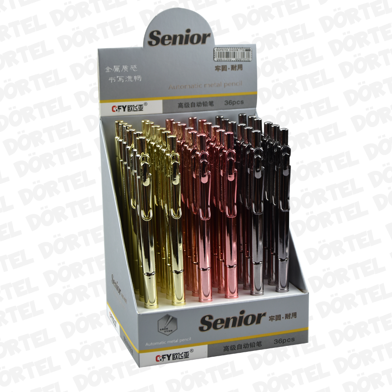 Metalik Renkler Klips Versatil Kalem