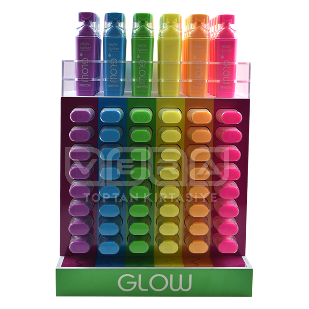 Gıpta Glow Fosforlu Kalem 180'li Stant