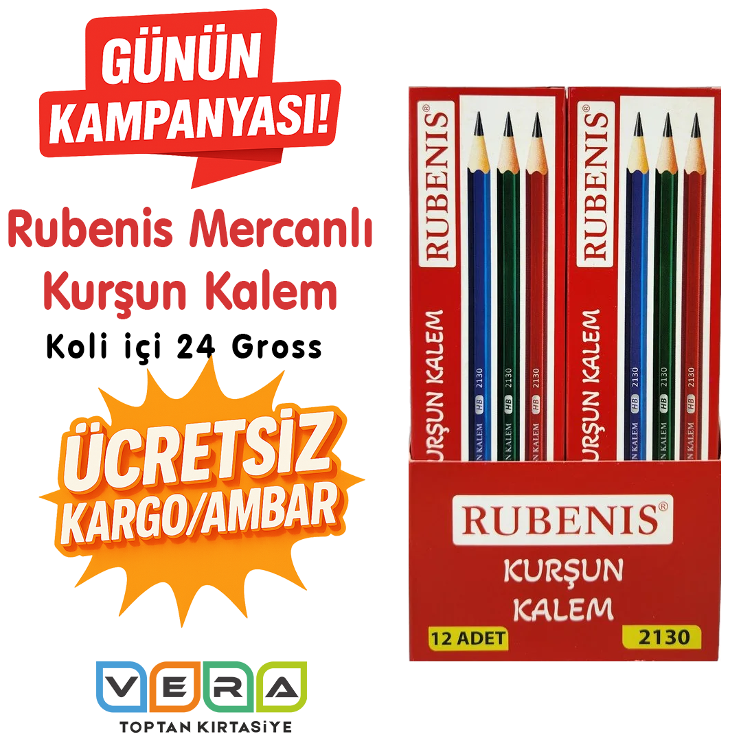 RUBENİS MERCANLI KURŞUN KALEM