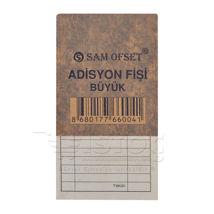 BÜYÜK ADİSYON FİŞİ 36 LI AMBALAJ