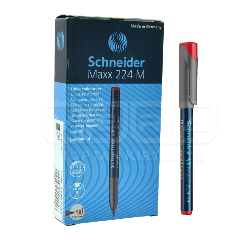 Schneider Maxx 224 M Asetat Kalemi 1.0 mm Kırmızı