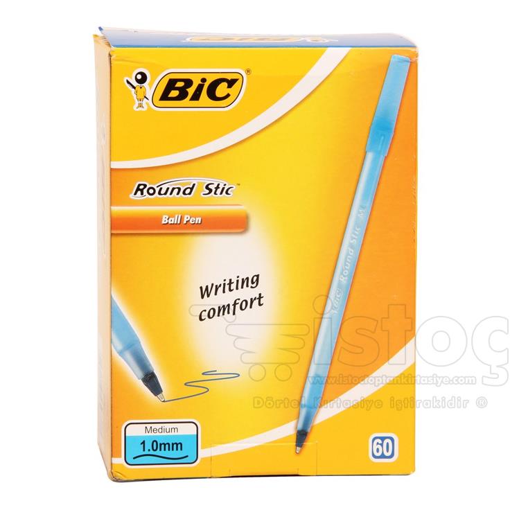Bic Round Tükenmez Kalem Mavi 60'lı