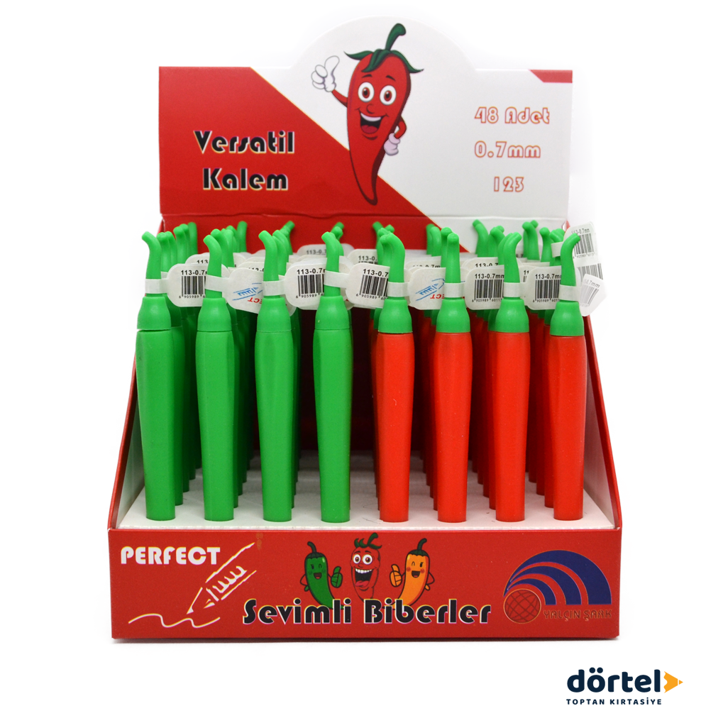 Sevimli Biber Model Versatil Kalem 07