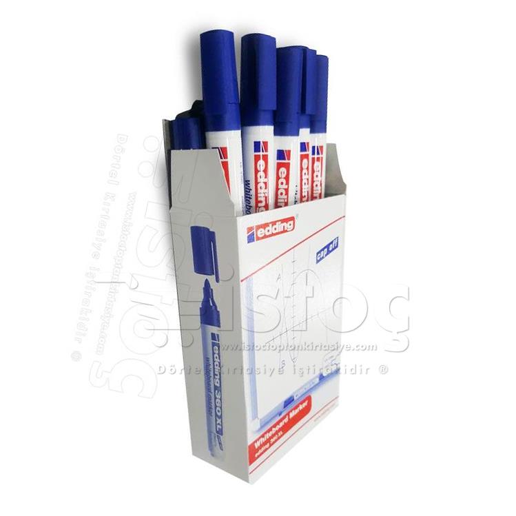 Edding 360 XL Tahta Kalemi Mavi 10 LU KUTU