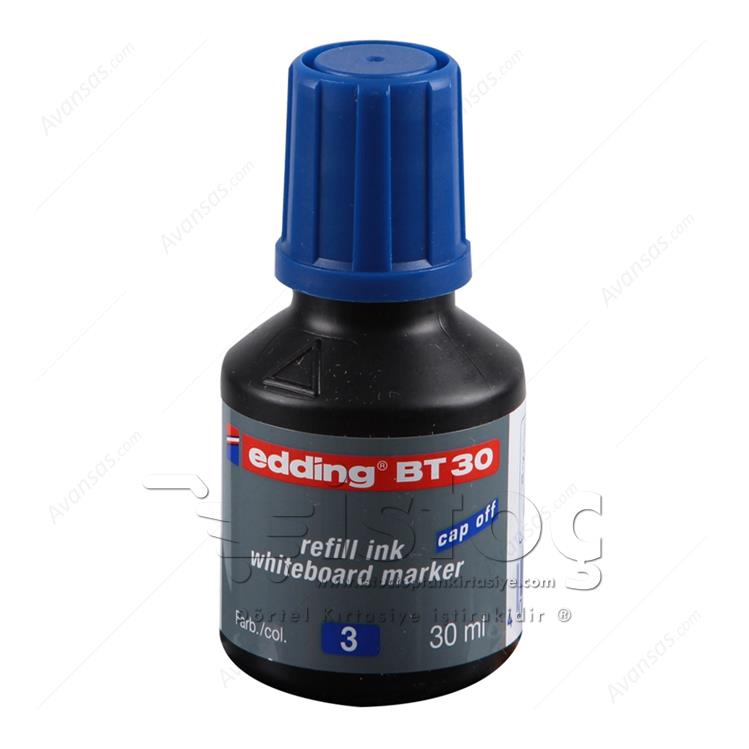 Edding BT 30 ML MAVİ MÜREKKEP 10 LU KUTU