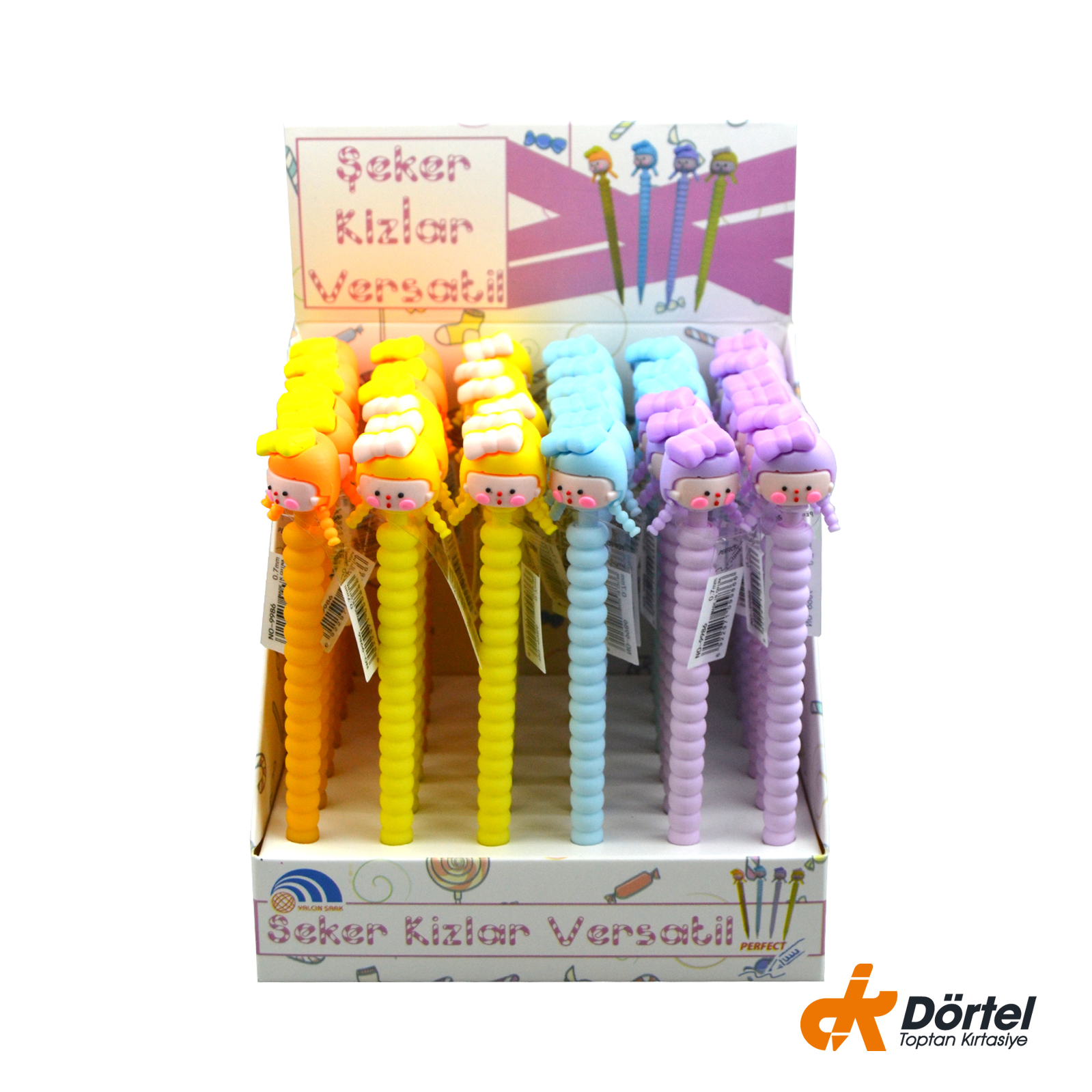 Şeker Kızlar Başlıklı 0.7 Versatil Kalem