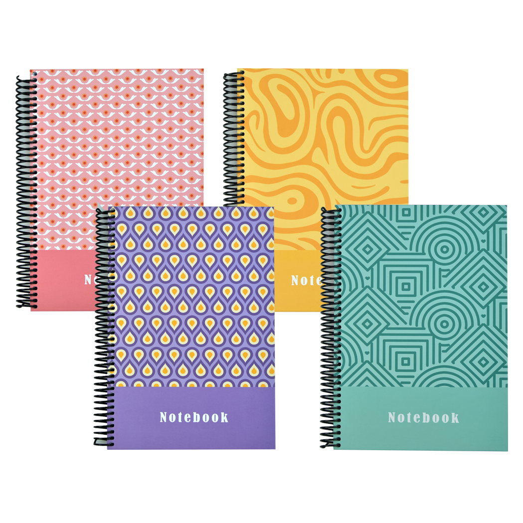 120 Yp 17x24 Sert Kapak Notebook Çizgili Defter