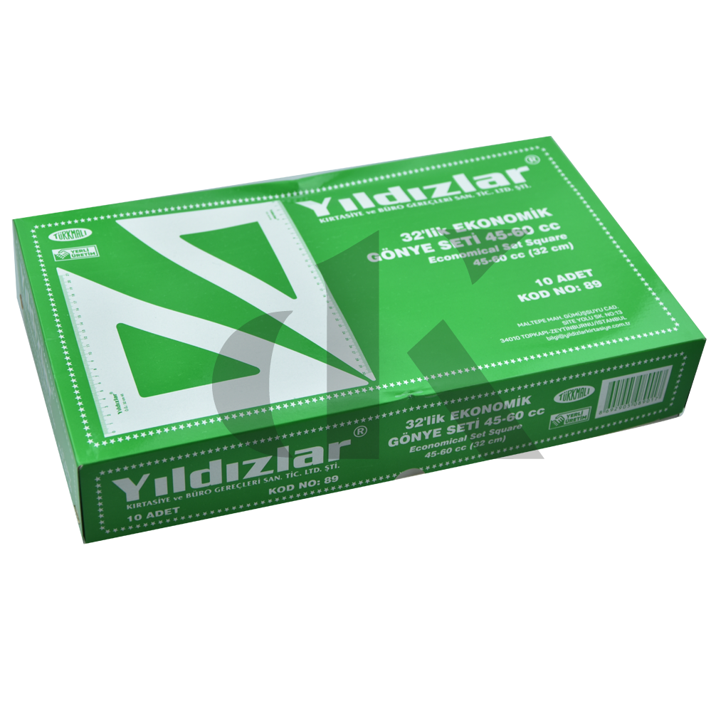 YILDIZLAR EKONOMİK GÖNYE SETİ 32 CM. 45-60