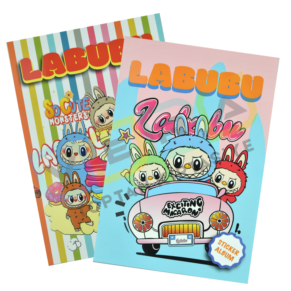 Labubu 14x20 16 Yaprak Sticker Defter