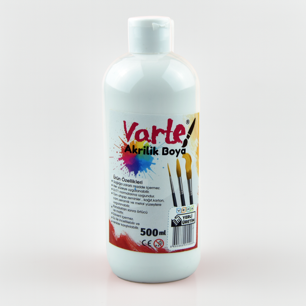 vArte 500 Gr Beyaz Akrilik Boya