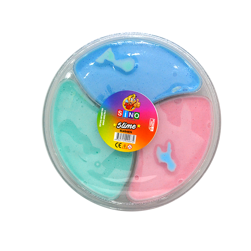 Sino Özel formüllü 3 Renk li 280 gr Pastel Slime Slaym